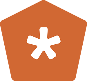 Old Fashioned Roofing asterisk badge mark